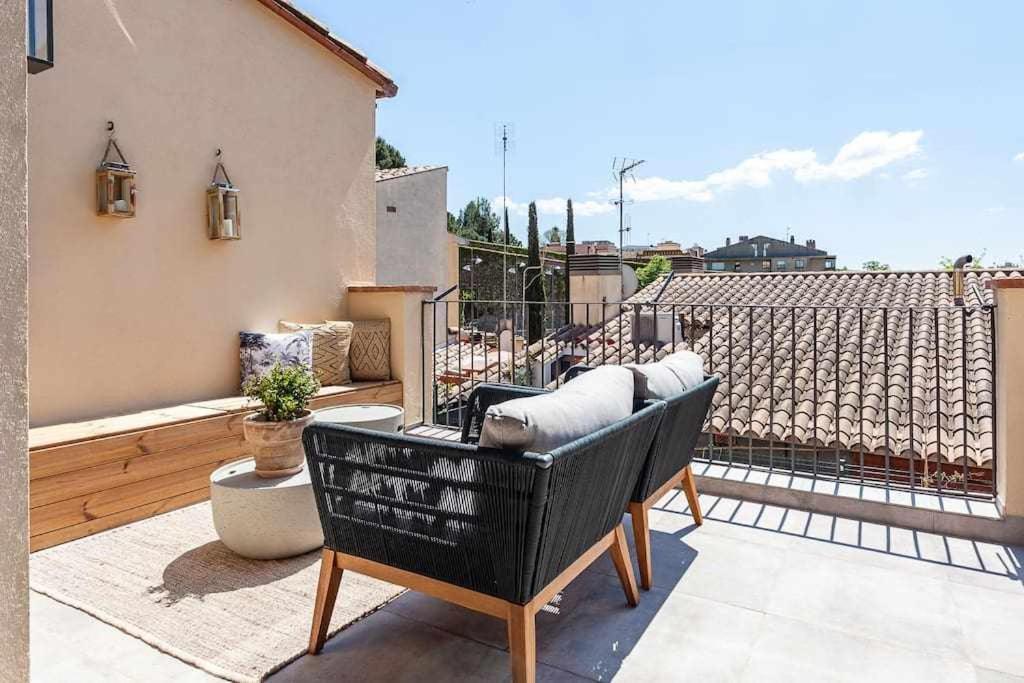 Velo Vern 3 Luxury Penthouse W Views Of City Wall Gérone Extérieur photo